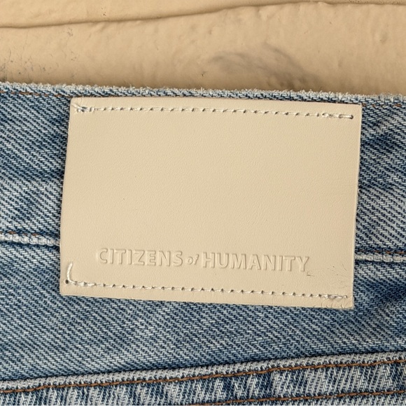 Citizens of Humanity Jeans Women 34 (42x28.5) Straight High Rise Blue Denim Neve - Picture 5 of 12
